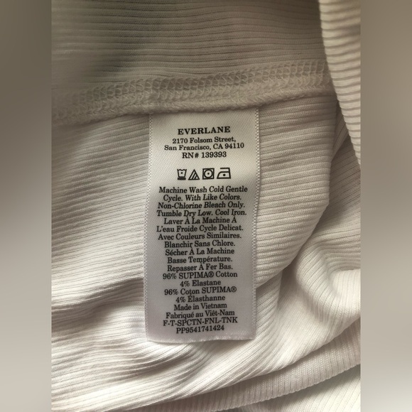 New Everlane The Luxe Rib Funnel Neck Tank Size XXS - Picture 12 of 12